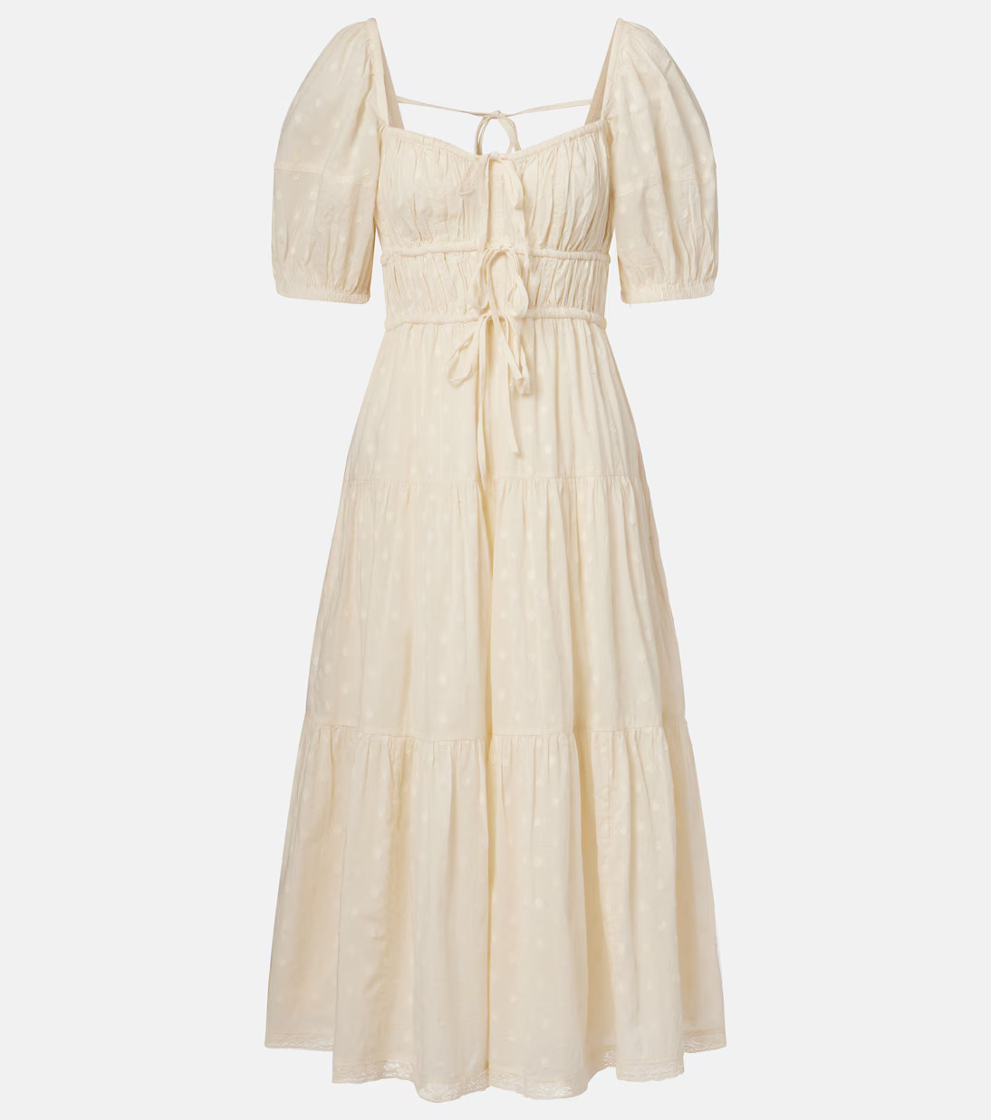 Palma gathered cotton maxi dress | Mytheresa (US/CA)