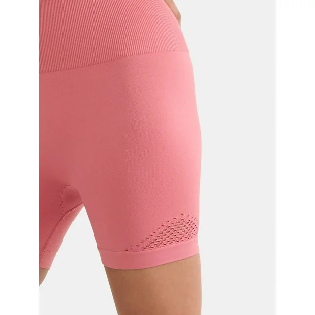 Avia Women's Seamless Body Mapping Mesh Bike Shorts, Sizes XS-XXXL | Walmart (US)