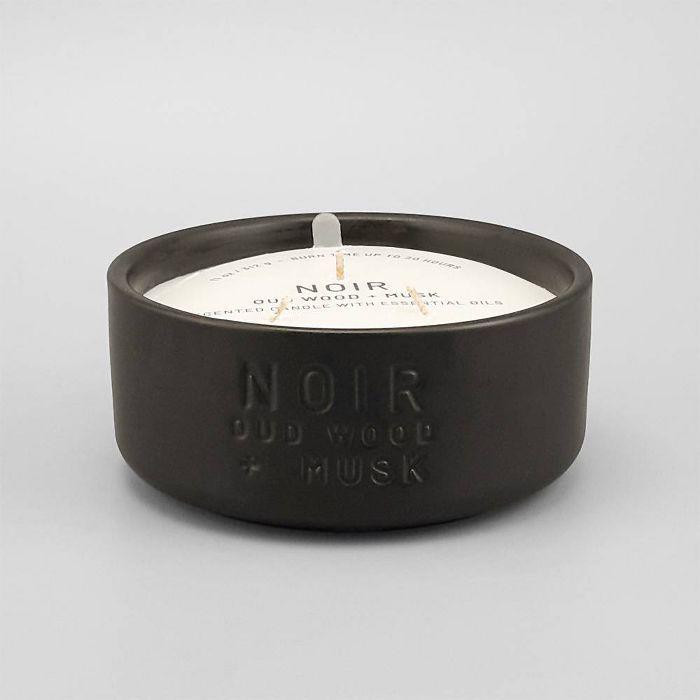 11oz Ceramic Jar 3-Wick Candle Noir - Oud Wood & Musk - Project 62™ | Target
