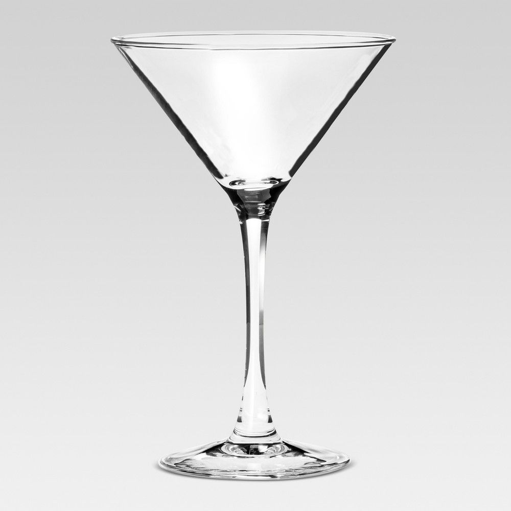 7.6oz 4pk Glass Modern Martini Glasses - Threshold | Target