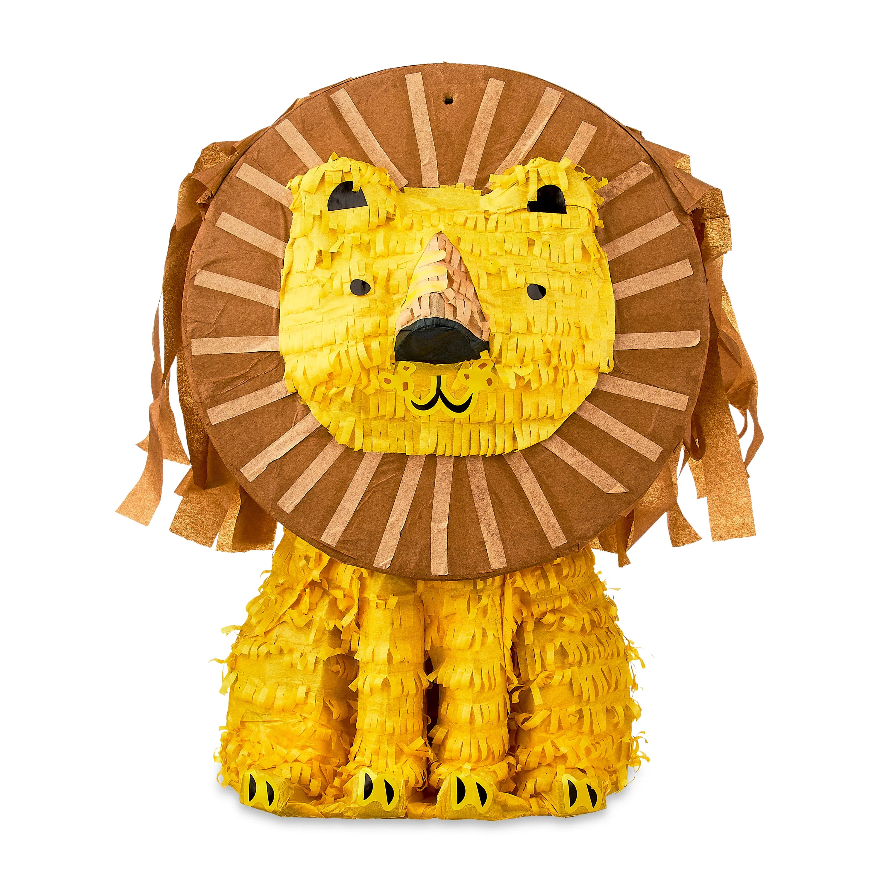 Way To Celebrate3.4 stars out of 10 reviews(3.4)|10 Yellow/Brown Lion Party Pinata, 10.25" x 15",... | Walmart (US)