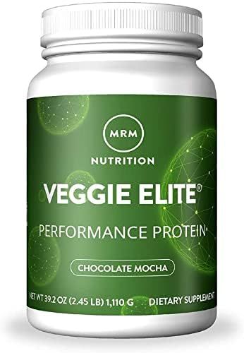MRM Nutrition Veggie Elite Performance Protein | Chocolate Mocha Flavored| Plant-Based Protein| E... | Amazon (US)