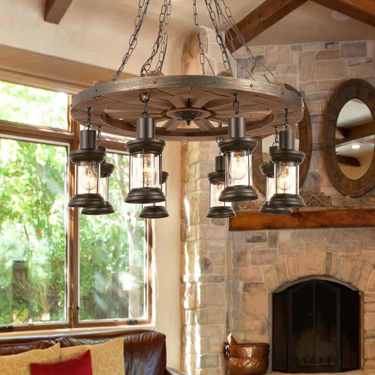 Inspired by boutique hotel interiors and elevated rustic design, the Lencautan 8-light dimmable chandelier adds warmth, depth, and quiet luxury to any dining or living space. ON SALE and under $250.

Keywords: Wagon wheel chandelier, cast iron chandelier, crystal chandelier, ceiling fan, modern lighting, modern crystal chandelier, living room, dining room, bedroom, modern lighting, farmhouse chandelier, rustic wagon wheel chandelier 



#LTKHome #LTKSaleAlert #LTKSeasonal