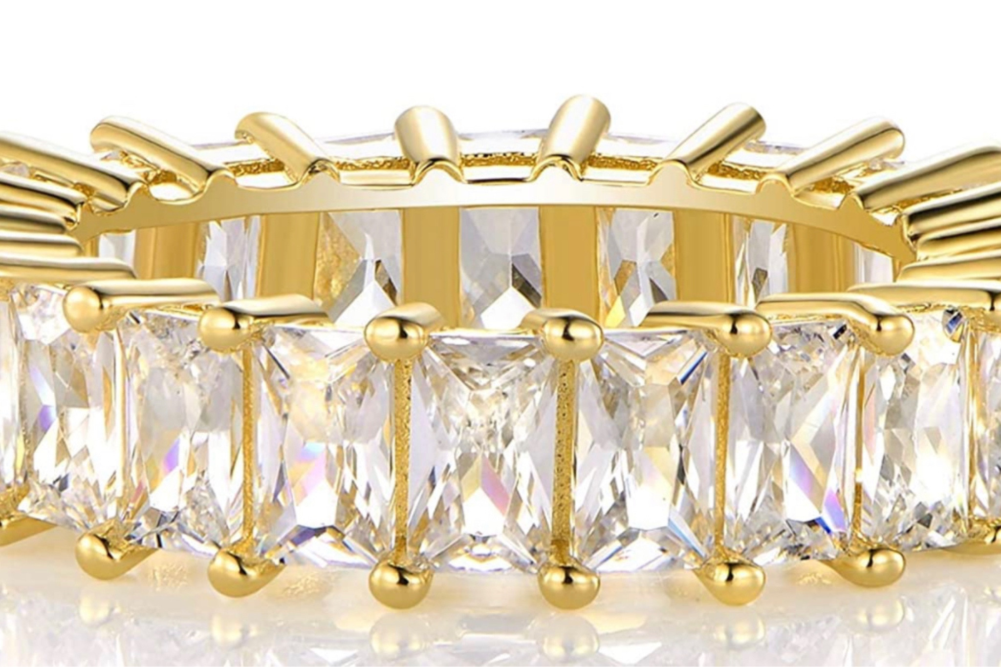 CZ EMERALD CUT ETERNITY RING

#LTKstyletip #LTKbeauty #LTKunder50
