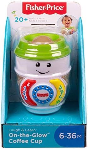 Fisher-Price GHJ04 Laugh & Learn On-The-Glow Coffee Cup, Interactive Baby Toy, Multicolour | Amazon (US)