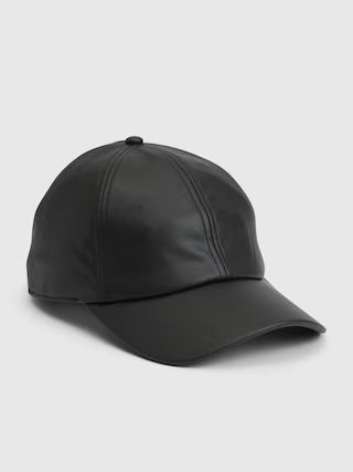 Vegan Leather Baseball Hat | Gap (CA)