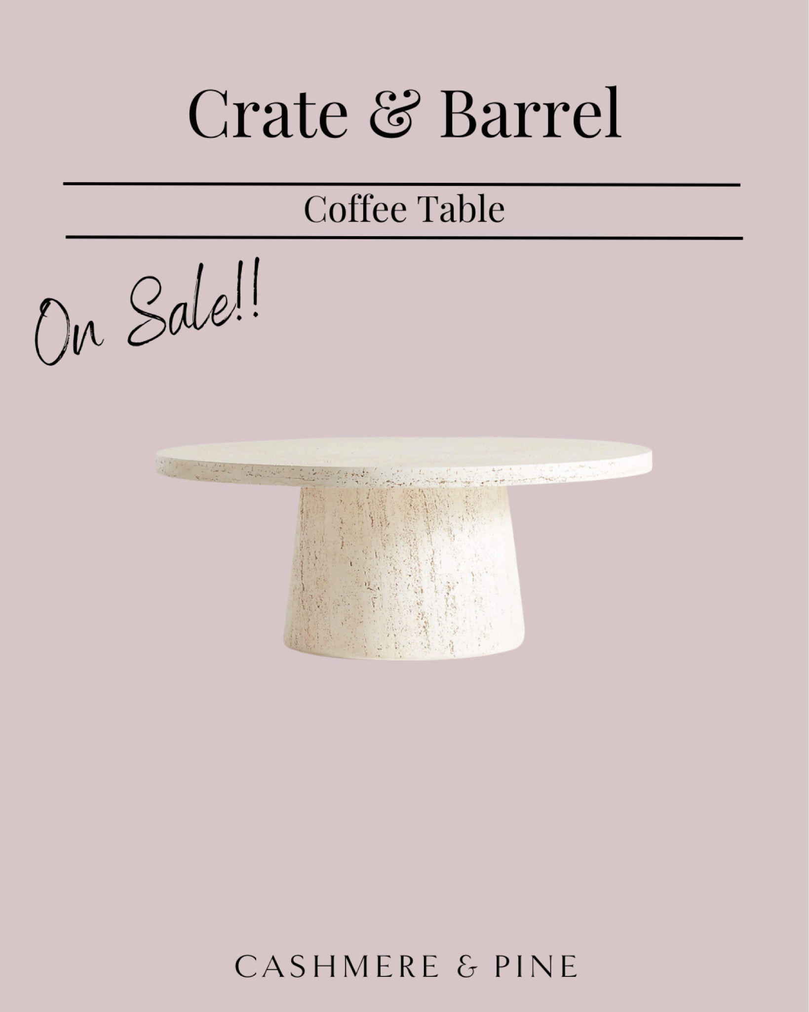 Crate and Barrel coffee table!! On sale!!

#LTKhome #LTKstyletip #LTKsalealert