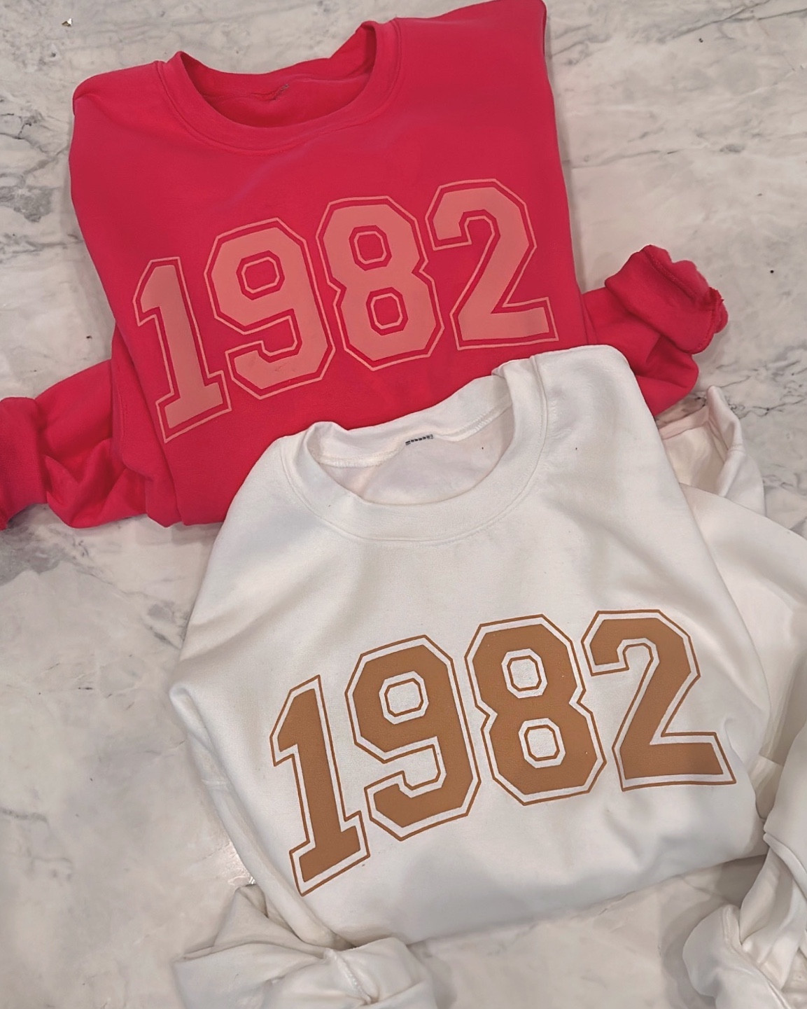 Birth year sweatshirts! Such a cute gift idea for all ages! // I get the medium. 

#LTKCyberWeek #LTKGiftGuide #LTKfindsunder50