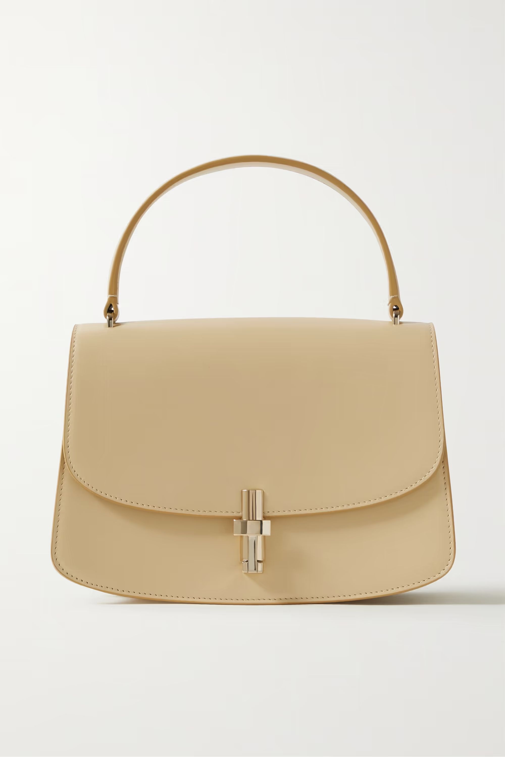 Cream Sofia small two-tone leather tote | THE ROW | NET-A-PORTER | NET-A-PORTER (US)