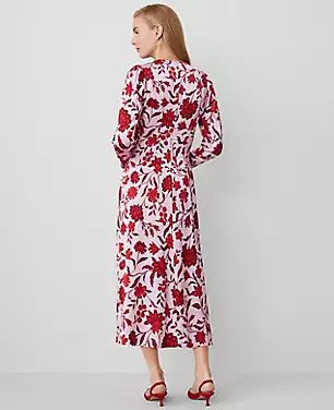 Floral Ruched Dress | Ann Taylor (US)