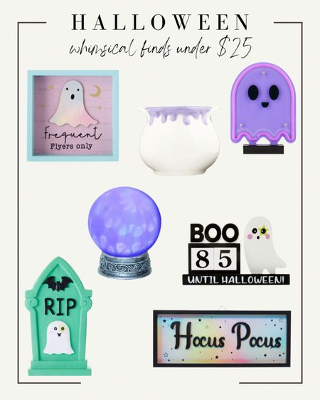 Spooky season with a touch of whimsy! These cute and fun finds will add some Halloween charm without breaking the bank!

Walmart | spooky season | cute Halloween decor | Halloween 

#LTKfindsunder50 #LTKHalloween #LTKSeasonal