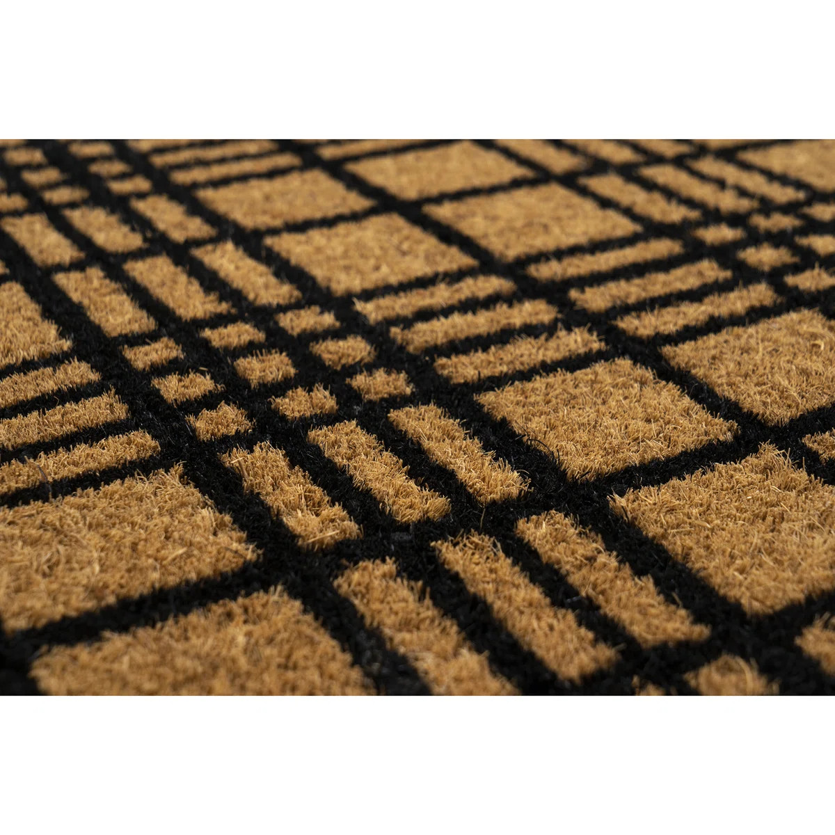 Fine Plaid Coir Doormat | Wayfair North America