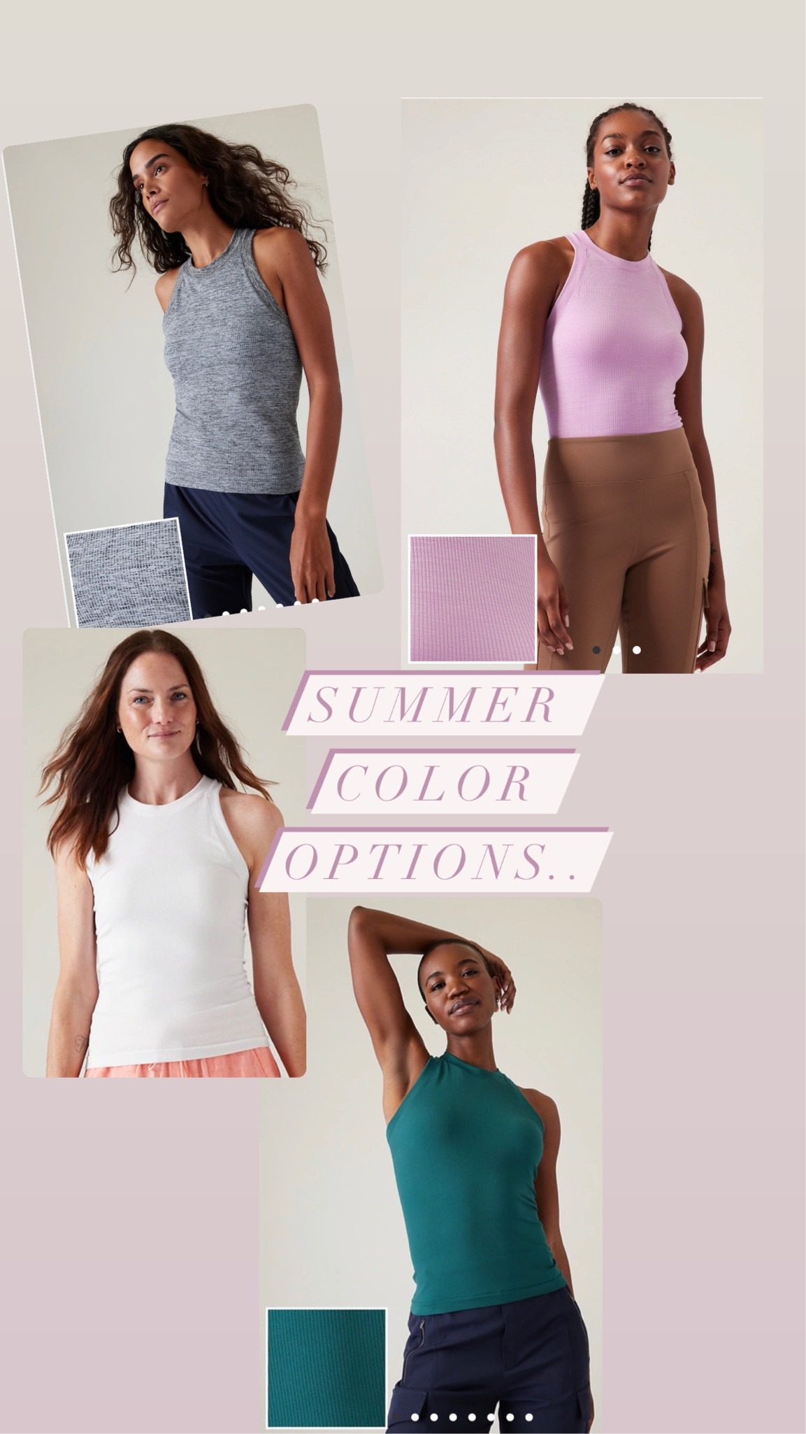 Athleta renew racerback tank is my favorite! The most flattering fit + can be worn casually or for workouts! 

#LTKworkwear #LTKfit #LTKunder50