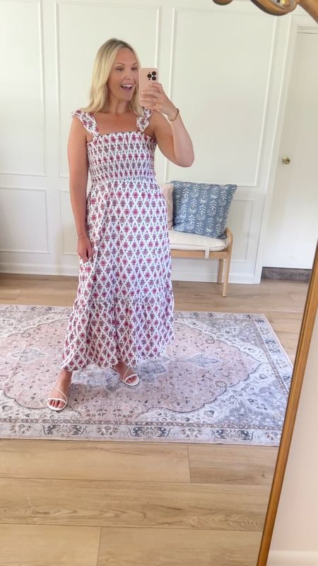 I’m wearing a med in this cute summer dress! I’ve shared this earlier this year and I’m bringing it back out - it would be great for 4th of July too! 

#LTKSeasonal #LTKStyleTip #LTKMidsize