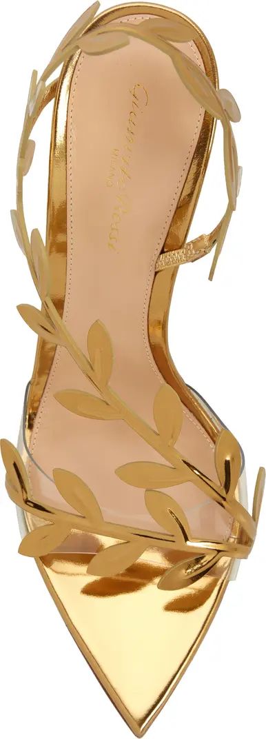 Flavia Leaf Pointed Toe Asymmetric Slingback Sandal (Women) | Nordstrom