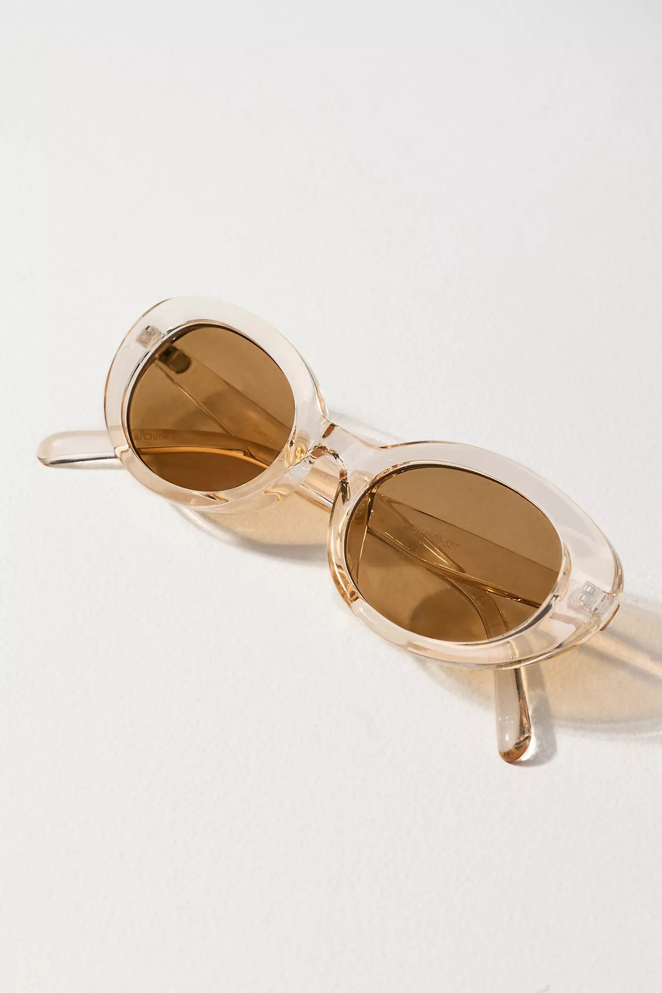 Transparent Oval Sunglasses | Anthropologie (US)