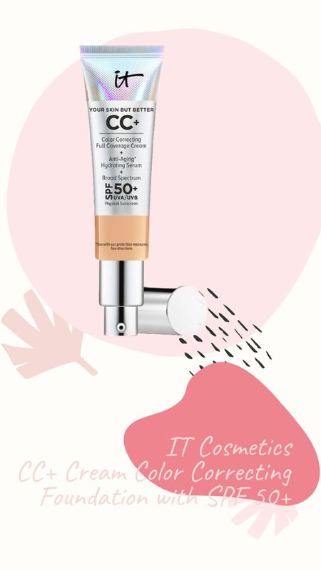 IT Cosmetics
CC+ Cream Full Coverage Color Correcting Foundation with SPF 50+