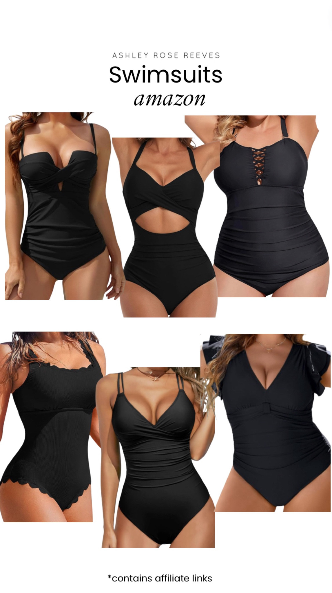 Black swimsuits 

#LTKFindsUnder50 #LTKSwim #LTKPlusSize