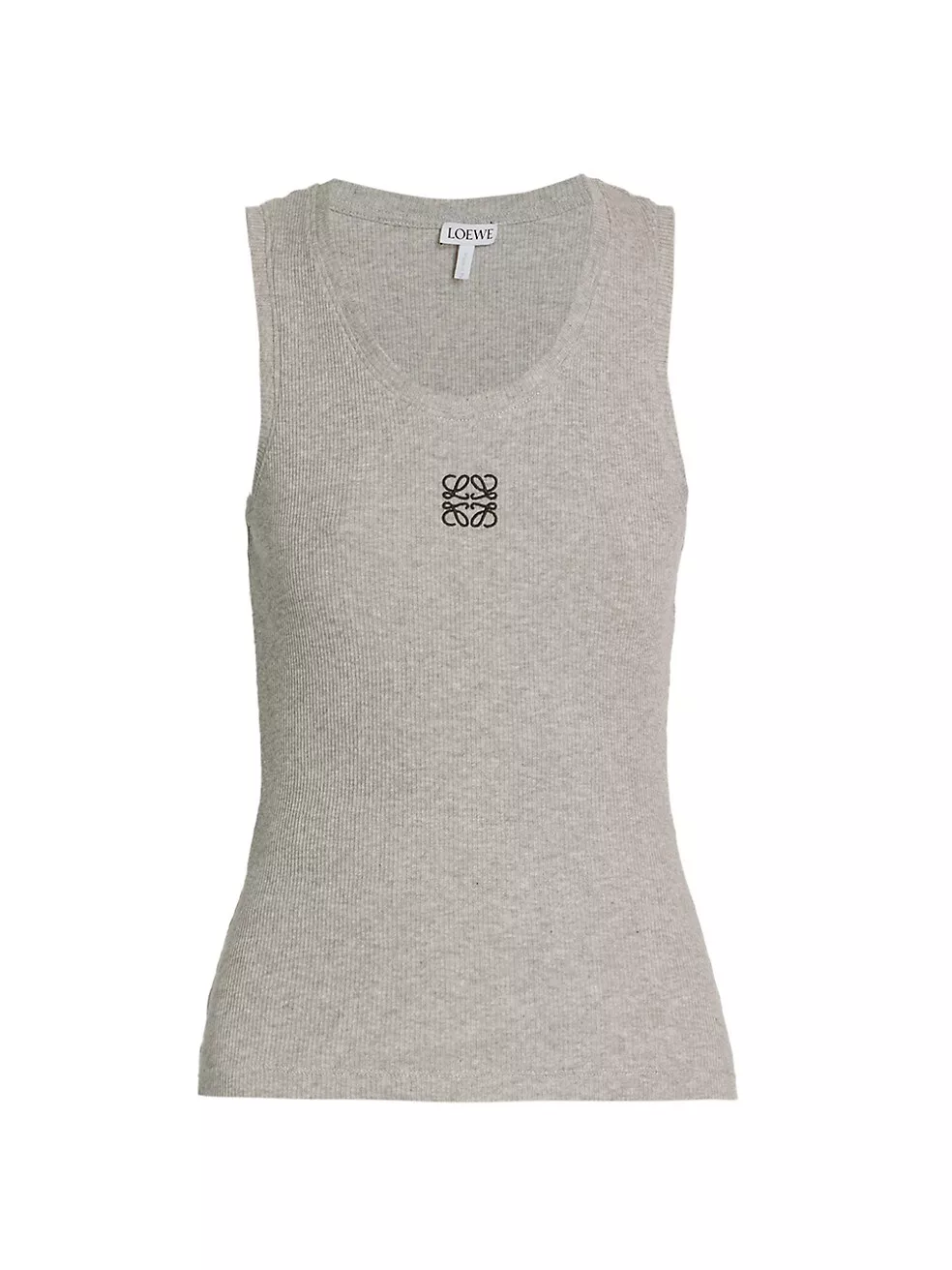 Anagram cotton-blend tank top in white - Loewe