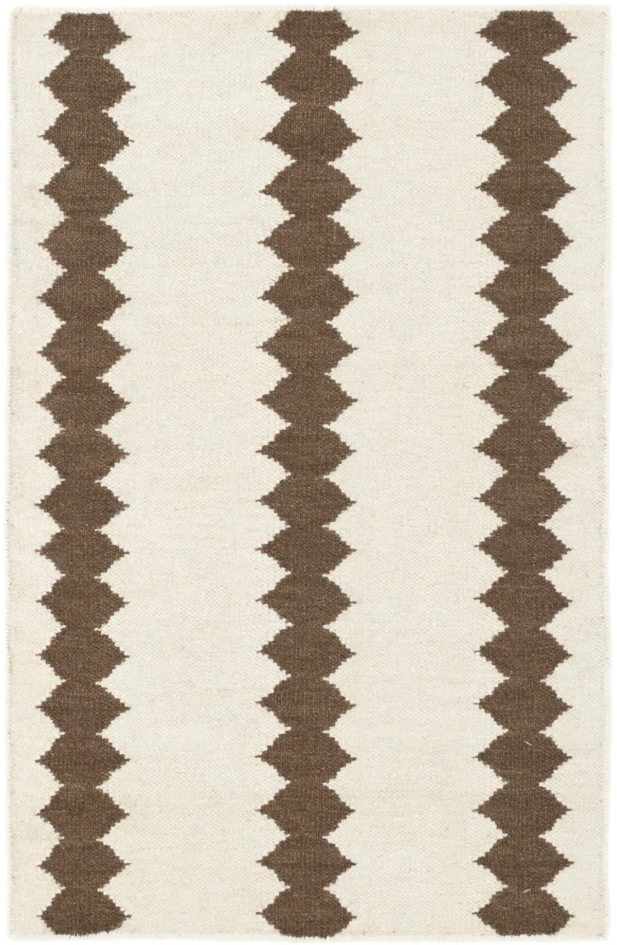 Now 30% Off! Senna Ivory/Camel Woven Wool Rug | Annie Selke