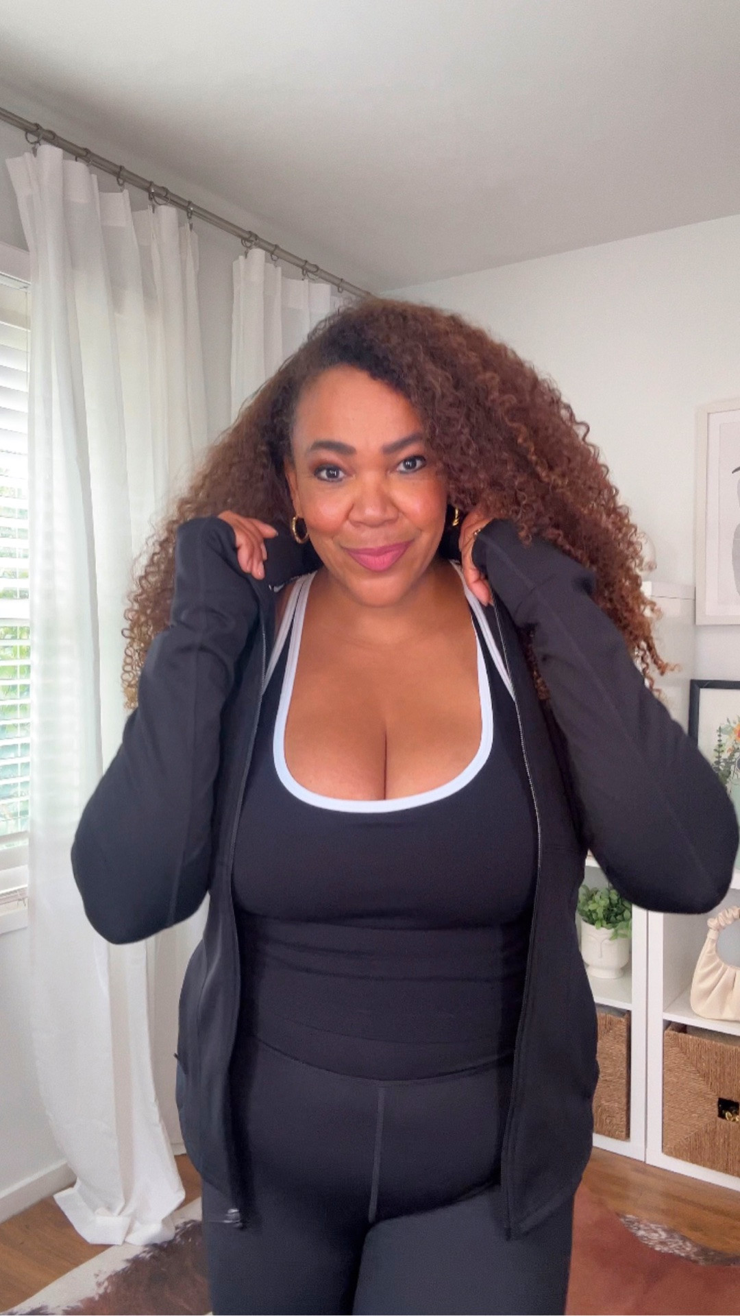 It’s gonna get colder 🥶out there soon! #fableticspartner No excuses with this @Fabletics cozy ☁️ set. Top size large, leggings xl, jacket large. Let’s go 🏋🏾‍♀️

Hey 🙋🏾‍♀️ sign up for @fabletics VIP membership for first dibs on new drops! They have new monthly collections with styles launching every week with inclusive sizing💥!! 

#fabletics #myfabletics #womenover40 #over40

#LTKOver40 #LTKMidsize #LTKActive