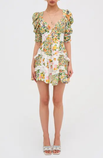 Rosalyn Floral Minidress | Nordstrom