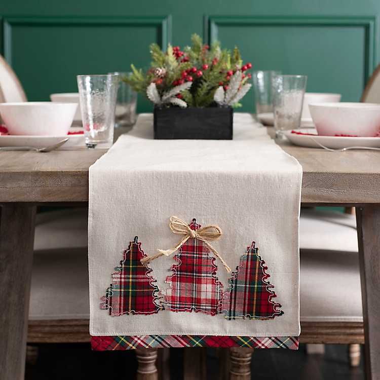 New! Christmas Patchwork Table Runner | Kirkland's Home