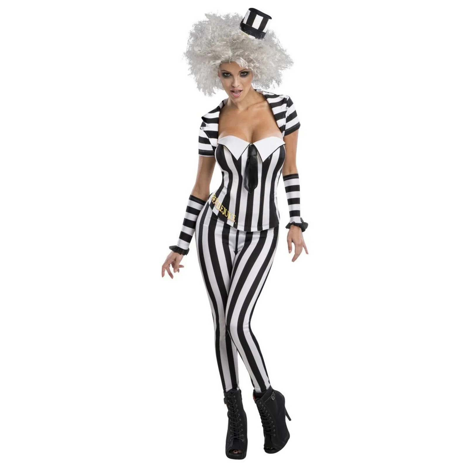 Beetlejuice Sassy Beetlejuic Women's Halloween Fancy-Dress Costume for Adult, XS | Walmart (US)
