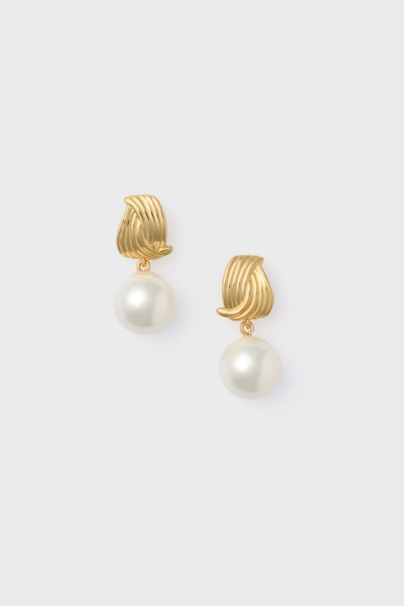 Gold and Pearl Catalina Earrings | Tuckernuck (US)