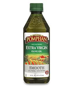 Pompeian Smooth Extra Virgin Olive Oil, First Cold Pressed, Mild and Delicate Flavor, Perfect for... | Amazon (US)
