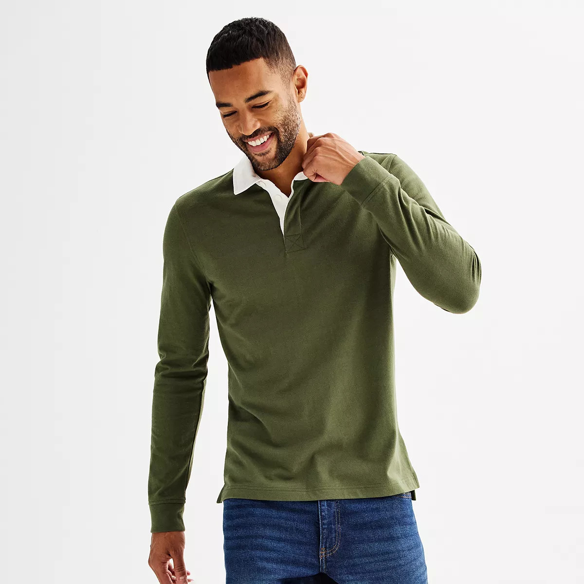 Men's Sonoma Goods For Life® Rugby Polo | Kohl's