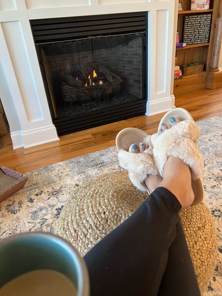 Maybe the most comfortable slippers ever! The sole has memory foam the cushions to your foot and  the open toe prevents your feet from getting hot if you’re not quite in fall weather yet but want a cozy vibe.

#LTKshoecrush #LTKU #LTKSeasonal