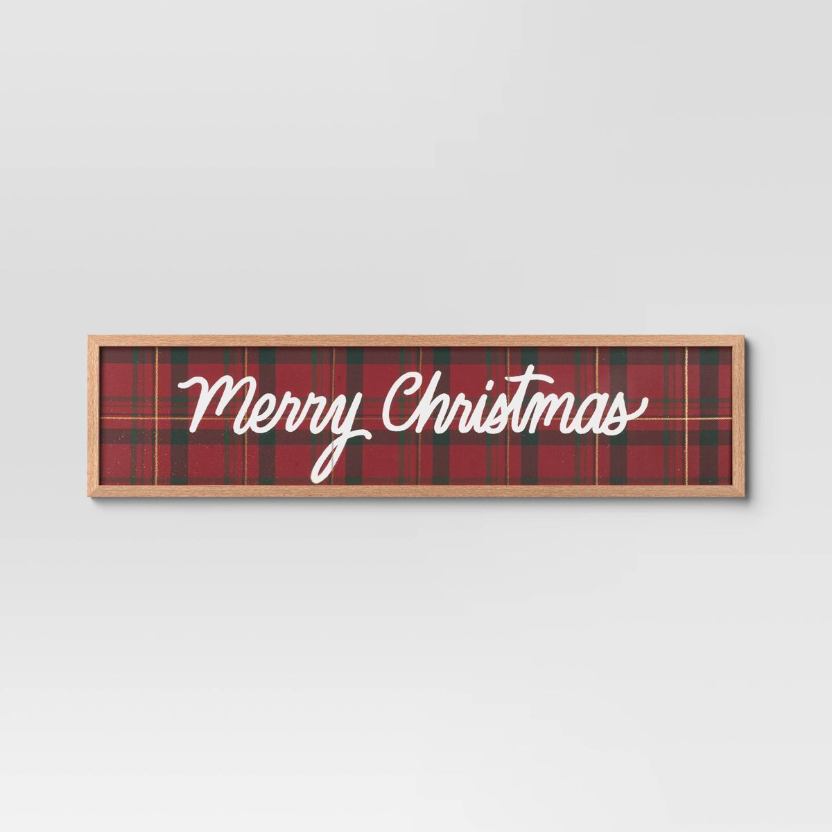 10" x 40" Merry Christmas Sign Red - Threshold™ | Target