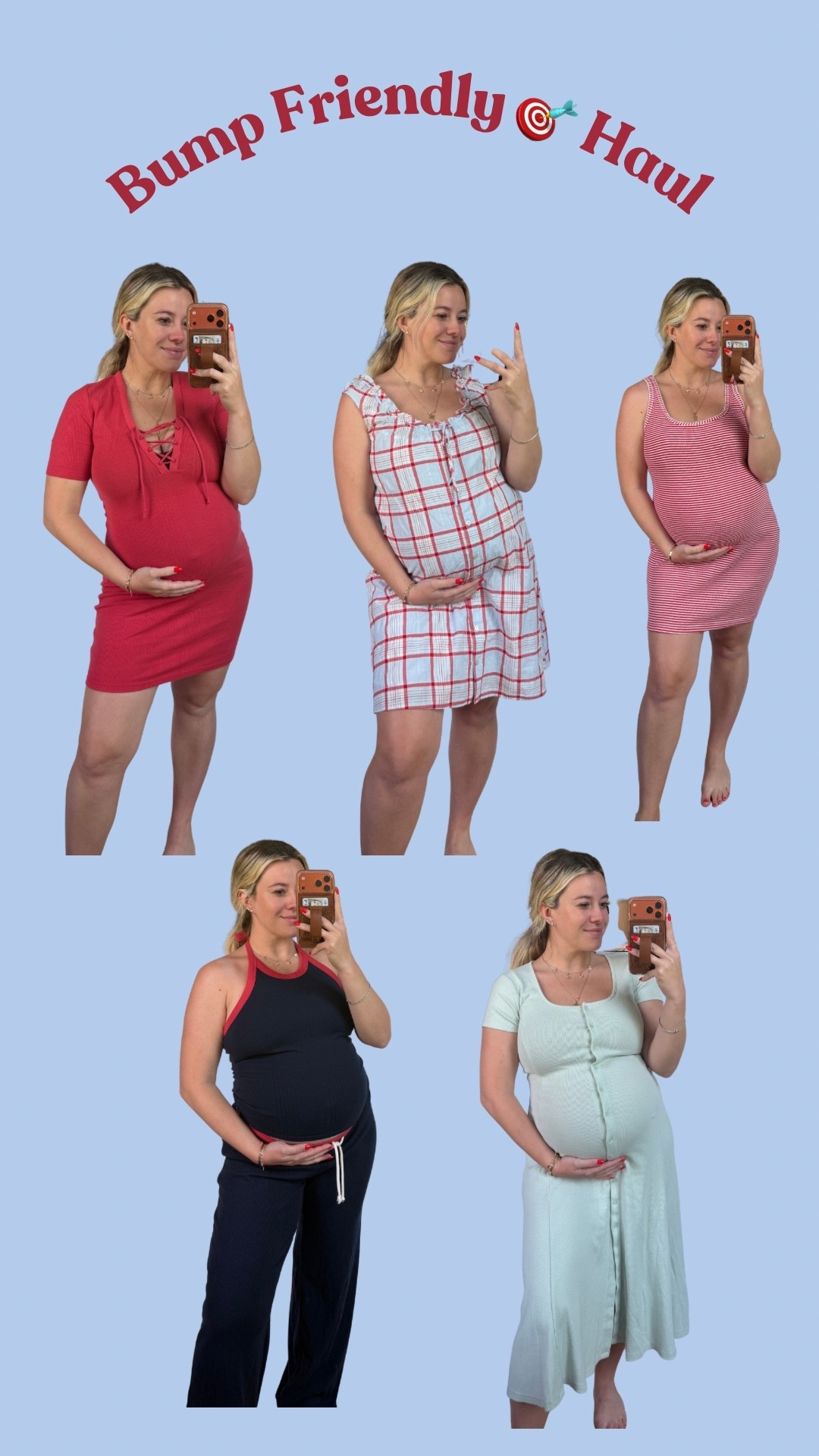 Bump friendly @target haul! 
Lots of dresses and comfy outfits I can wear now or postpartum


#sponsored
