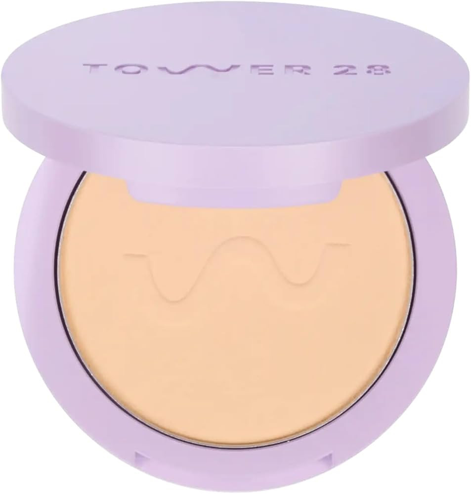 Tower 28 GetSet Pressed Setting Powder - Talc-Free Face Powder for Sensitive Skin with Kaolin Cla... | Amazon (US)