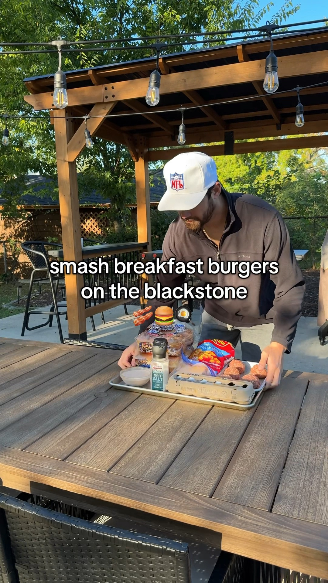 smash breakfast burgers on the blackstone for a fun breakfast idea 

#LTKMens #LTKHome #LTKFamily