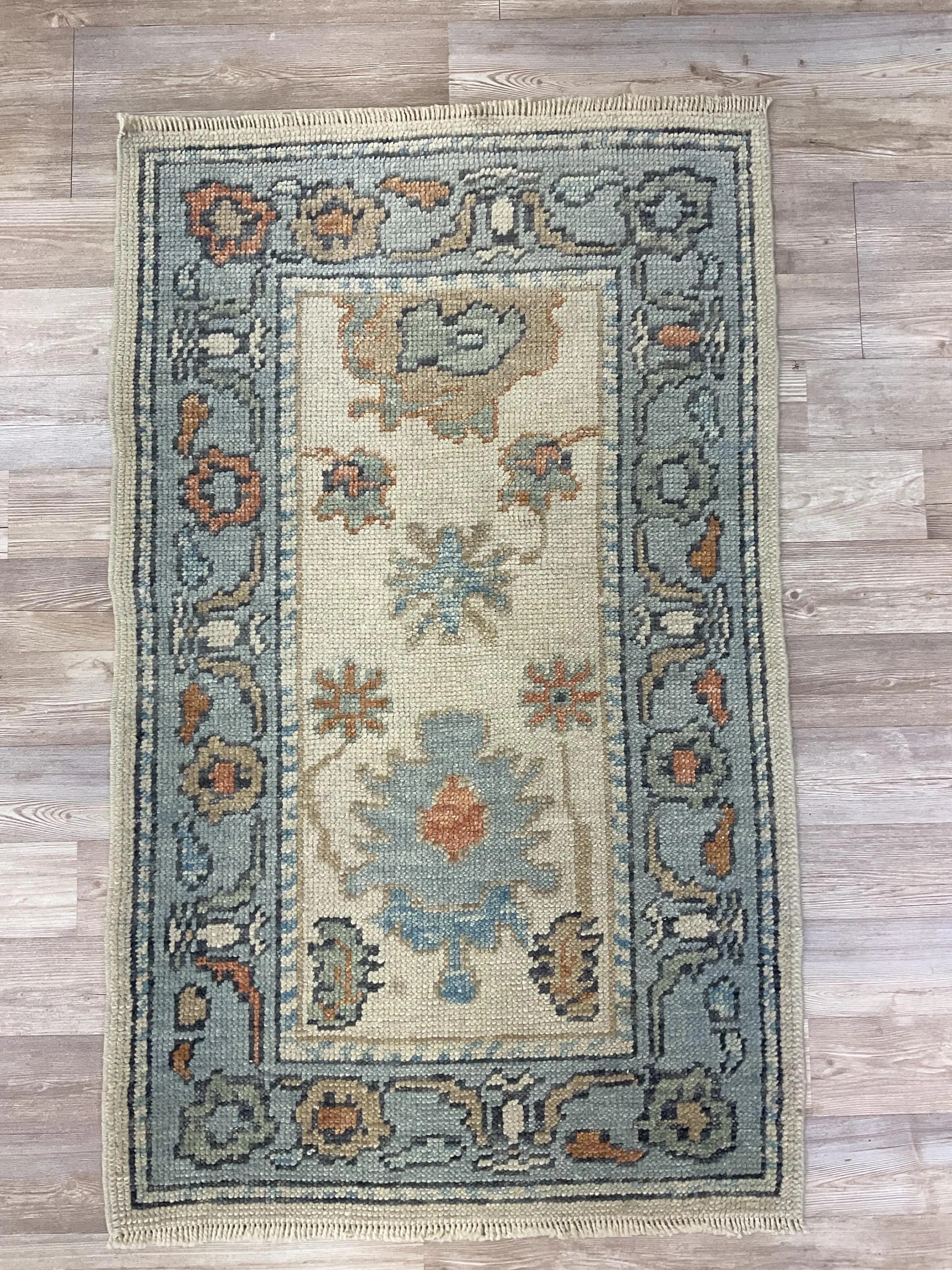 2x4 Oushak Rug: Handmade Turkish Wool Hallway Rug, Design,home Decor | Etsy (Global)