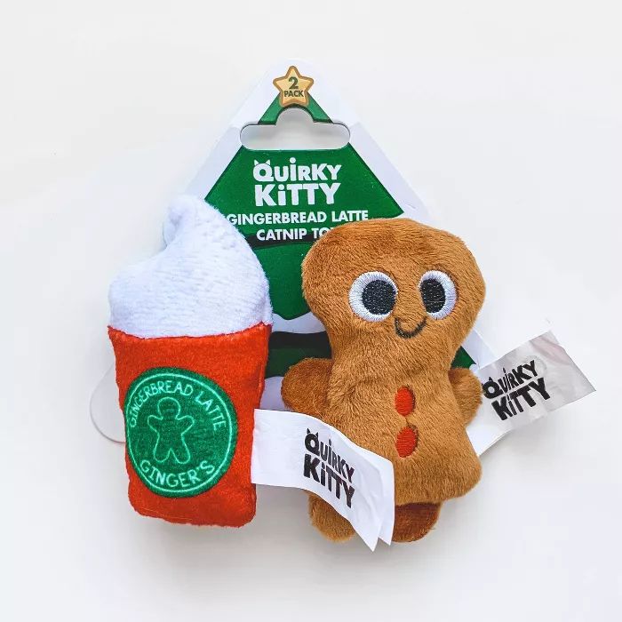 Quirky Kitty Gingerbread Latte Holiday Cat Toy | Target