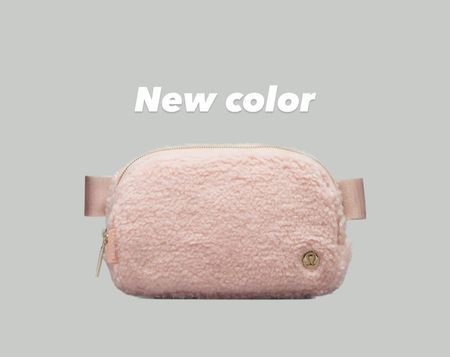 New pink color! 
Lululemon 
Everywhere fleece belt bag 


#LTKfindsunder100 #LTKstyletip