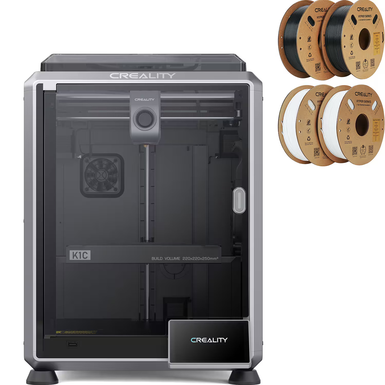 Creality - K1C Speedy 3D Printer Basic Combo - Black | Best Buy U.S.