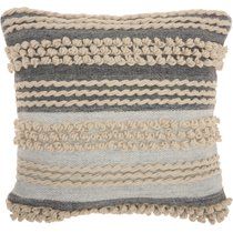 Nourison Life Styles Textured Ocean Decorative Throw Pillow , 20" x 20" | Walmart (US)