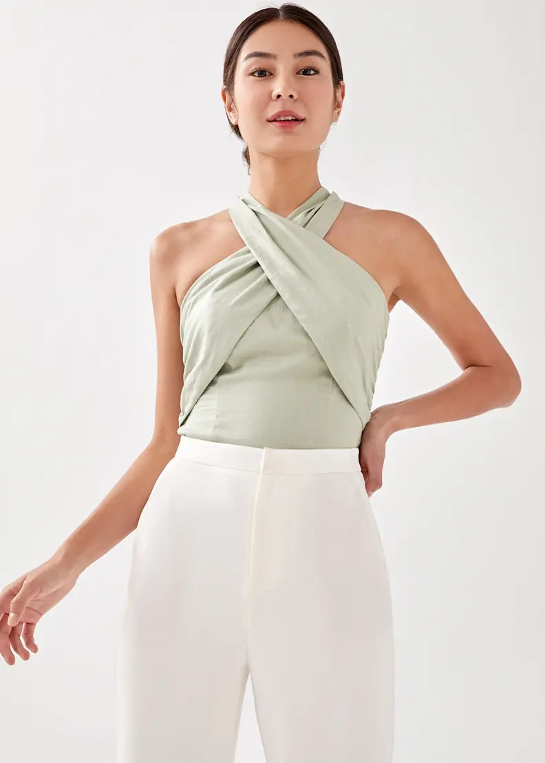 Lana Halter Neck Top | Love, Bonito USA