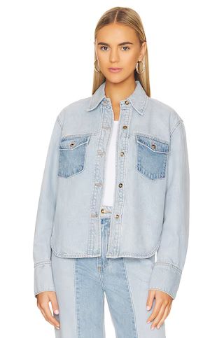 Teddy Mixed Wash Shacket
                    
                    Song of Style | Revolve Clothing (Global)