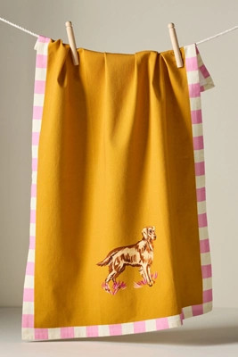 Portobello Dog Dish Towel | Anthropologie (US)