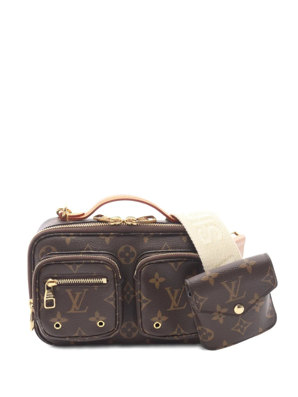 Louis Vuitton Pre-Owned 2010s Monogram Utility cross body bag - Brown | Farfetch Global