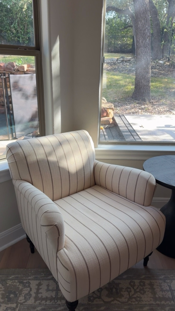 In love with our Lulu and Georgia sitting chairs in our bedroom… But since I just use it to throw clothes on it and pillow pillows on top, is it time I get rid of them?

#LTKHome
