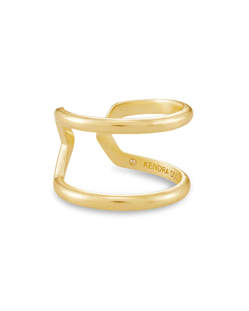 Mikki Open Ring In Gold | Kendra Scott