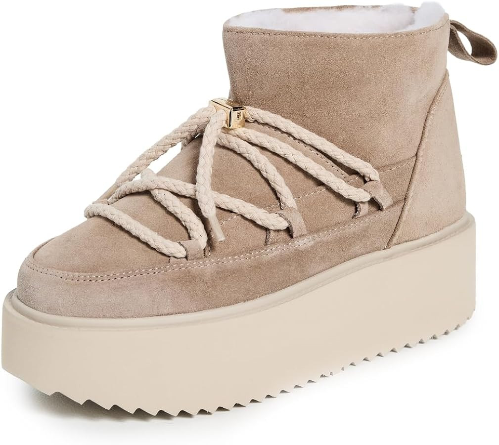 INUIKII Women's Classic Low Platform Boots | Amazon (US)