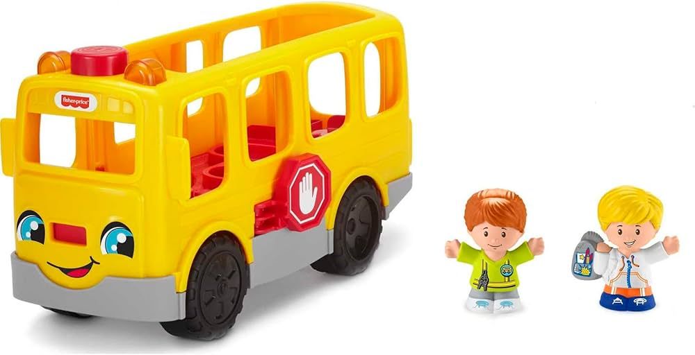 Little People Musical Toddler Toy Sit With Me School Bus with Lights Sounds & 2 Figures for Ages ... | Amazon (US)