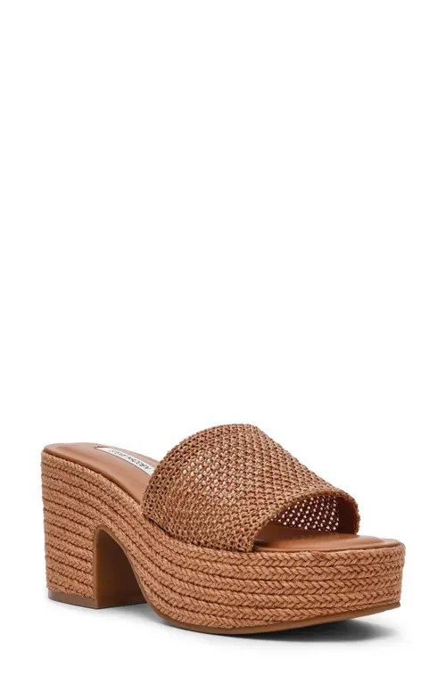 Steve Madden Trippy Platform Sandal in Cognac at Nordstrom, Size 11 | Nordstrom